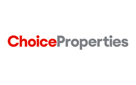 BOMA BEST - The logo of "Choice Properties" features "Choice" in red and "Properties" in gray on a white background, embodying the essence of home. This design is reminiscent of BOMA BEST standards.