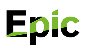 BOMA BEST - Green and black "Epic" logo with stylized lettering, exuding a sense of home and sophistication.