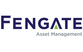 BOMA BEST - The Fengate Asset Management logo showcases the word "FENGATE" in bold blue letters, with a green triangular accent nestled inside the letter "A." Below, "Asset Management" is in smaller gray text, reflecting its commitment to excellence recognized by BOMA BEST standards.