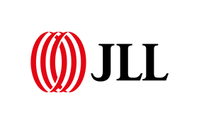 BOMA BEST - The red and black JLL logo features an abstract circular red design to the left, with "JLL" boldly lettered on the right, embodying a modern aesthetic befitting any Home or BOMA BEST-certified building.