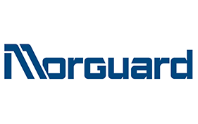 BOMA BEST - A blue "Morguard" logo featuring an abstract design element before the text proudly reflects its commitment to quality and sustainability, akin to BOMA BEST standards.