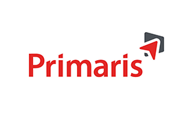 BOMA BEST - The image captures the Primaris logo, featuring "Primaris" in bold red alongside a dynamic red and gray arrow design, symbolizing the company's commitment to excellence. This branding echoes their alignment with BOMA BEST standards for sustainable and efficient home solutions.
