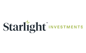 BOMA BEST - The logo of Starlight Investments showcases the company name in black and green, complemented by a small green star-like symbol, embodying their commitment to sustainable practices akin to BOMA BEST standards. It truly feels like a welcoming emblem for your financial home.